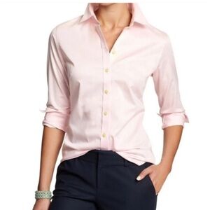 NWT Banana Republic Pink Button Down Shirt